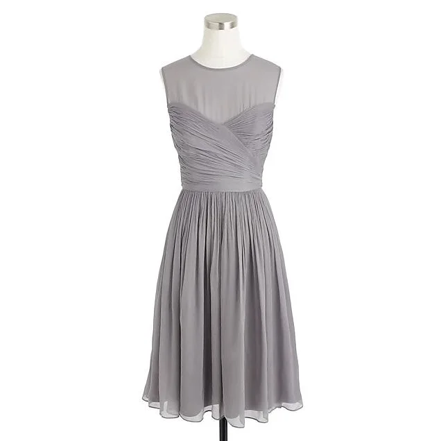 Special Discount J. Crew Clara dress in silk chiffon