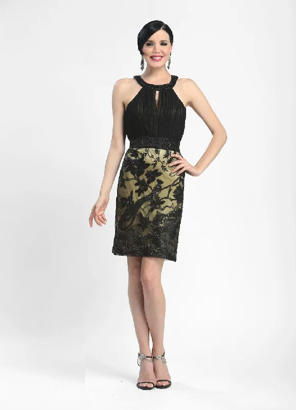 Act Now Sue Wong - Keyhole Lace Dress N4117