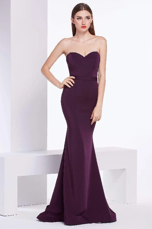 Act Fast J'Adore Dresses - J14047 Strapless Sweetheart Satin Crepe Trumpet Dress
