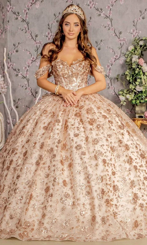 Fantastic Offers GLS by Gloria GL3485 - Off-Shoulder Bow Accented Ballgown