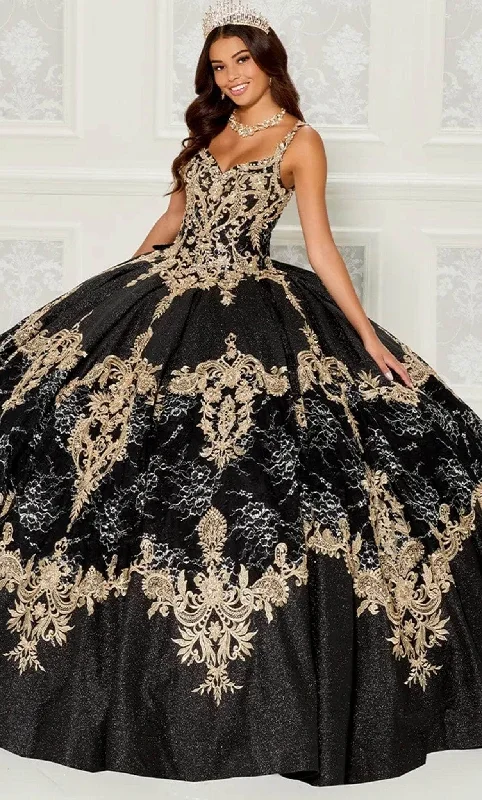 Bargain Prices Princesa by Ariana Vara PR30085 - Gold Embroidered Ballgown