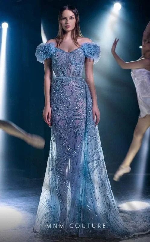 Daily Deals MNM Couture K3963 - Ruffled Off-shoulder Sweetheart Evening Gown