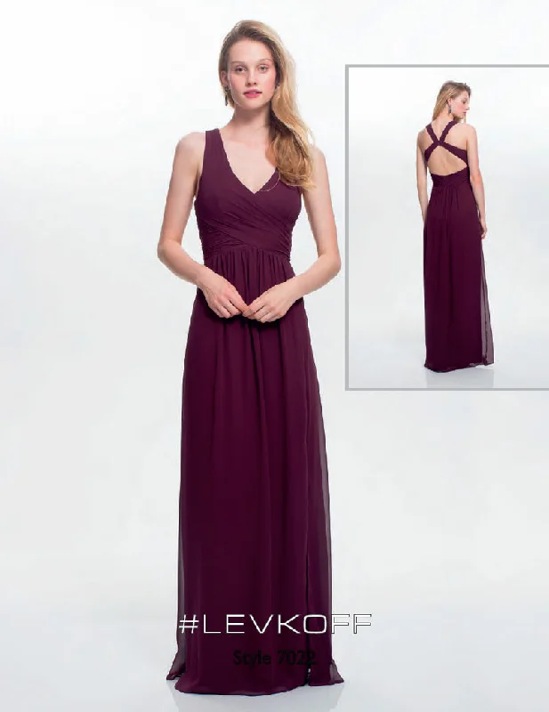 Special Savings Bill Levkoff 7022/ Exposed Back Bridesmaid Dress