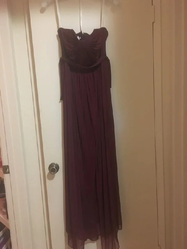Special Savings David's Bridal Long Mesh Style-Your-Way 6 Tie Bridesmaid Dress