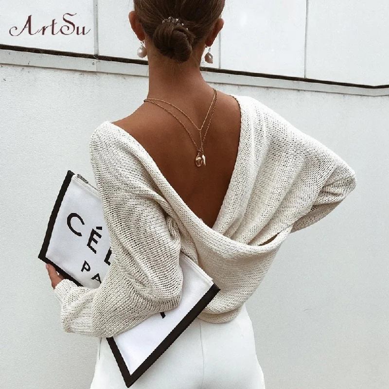 Overstock Cross Knitted Sweaters