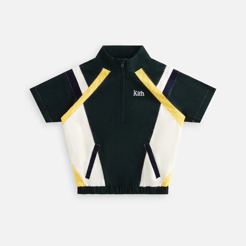 Special Price Kith Kids Micro Cord Linden Quarter Zip - Stadium