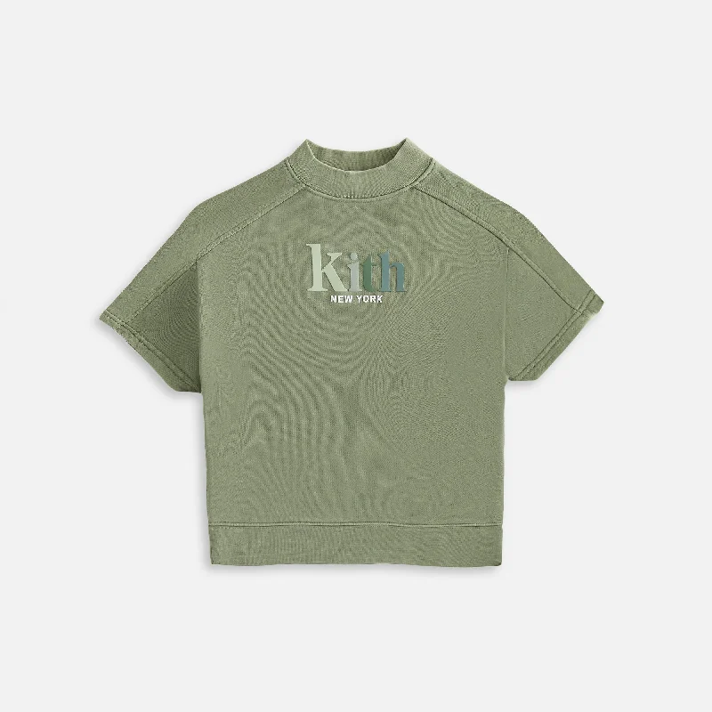 Best Deals Kith Kids Nelson Short Sleeve Crew - Bay Breeze