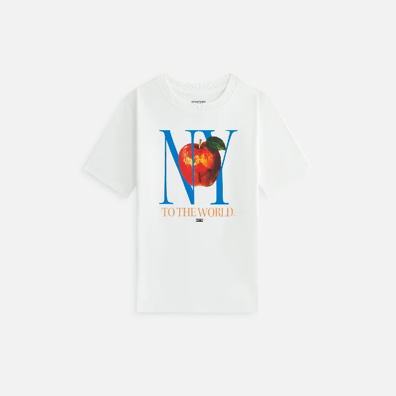 Limited Edition Kith Kids New York to the World Vintage Tee - White