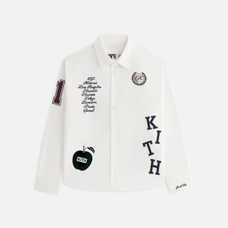 Season Finale Sale Kith Kids Varsity Apollo Shirt - Silk
