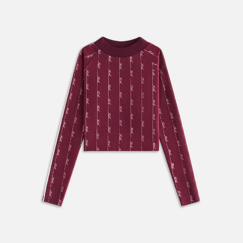 Exclusive Preview Kith Kids Monogram Script Crewneck - Magma