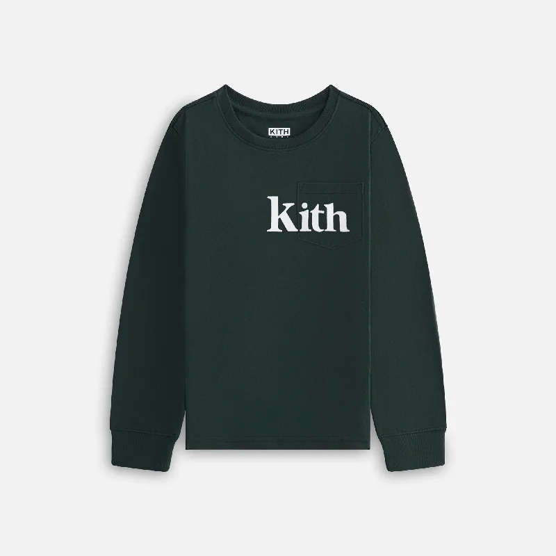 Limited Time Discount Kith Kids Long Sleeve Quinn Tee - Stadium