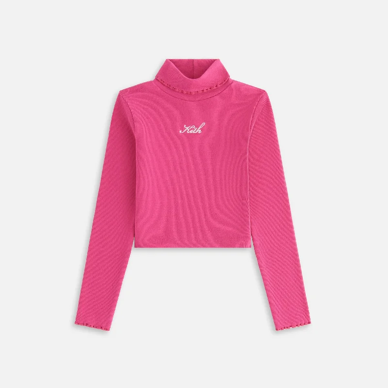 Discount Deals Kith Kids Ribbed Turtleneck - Camellia