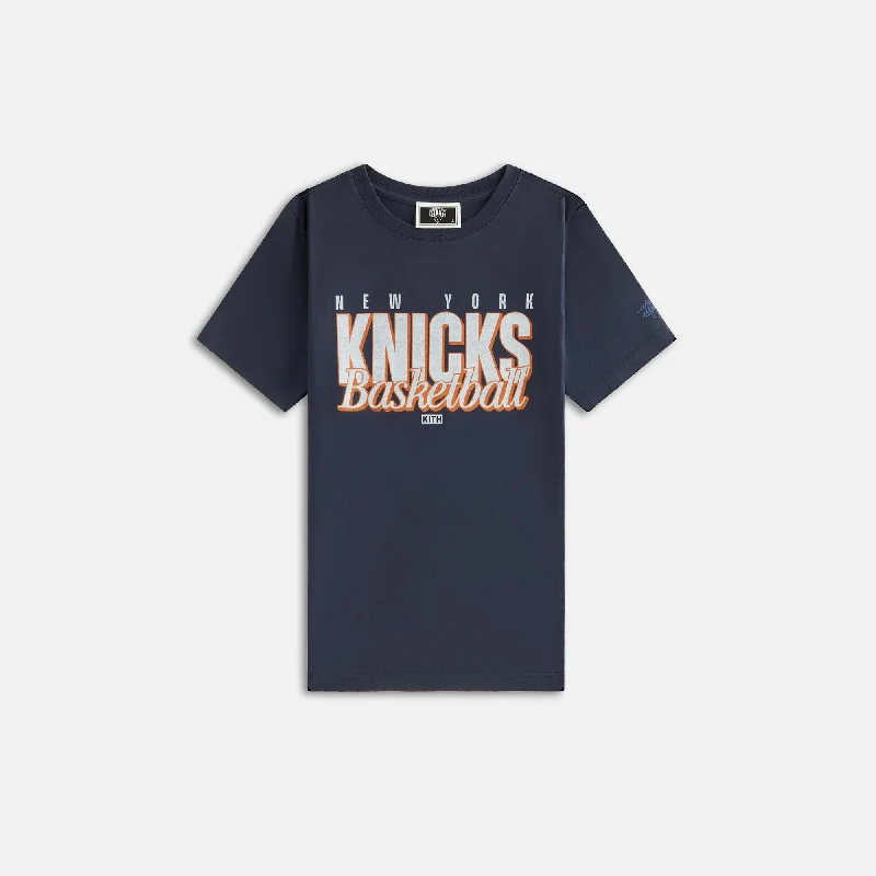Holiday Sale Kith Kids for the New York Knicks Classic Vintage Tee - Nocturnal