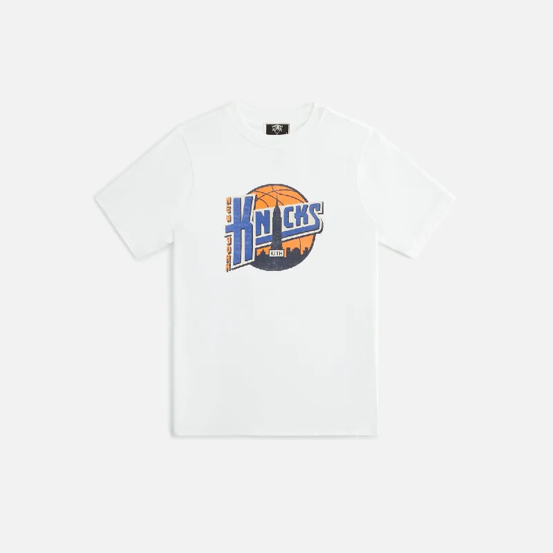Last Chance Kith Kids for the New York Knicks City Tee - White