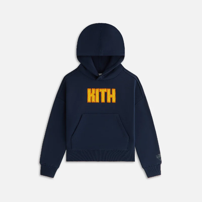Super Deal Kith Kids for the New York Knicks Wingman Nelson Hoodie - Nocturnal