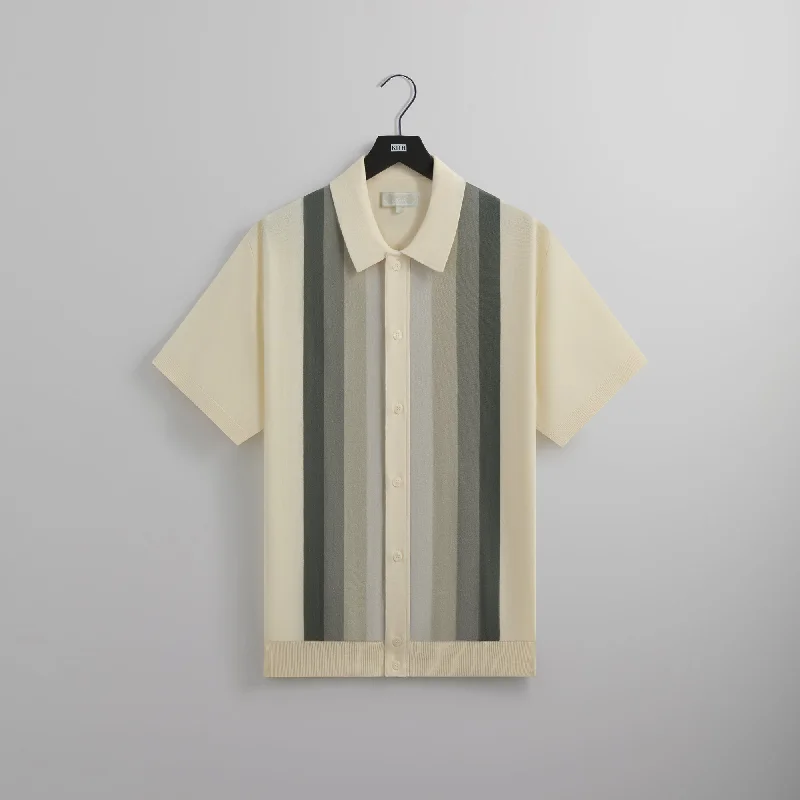 Special Savings Kith Tilden Short Sleeve Button Up Polo - Sandrift