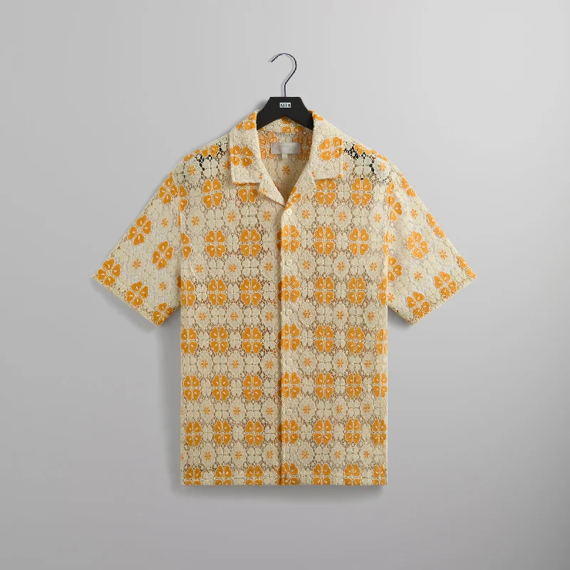 Clearance Sale Kith Adonis Camp Collar Short Sleeve Shirt - Nano