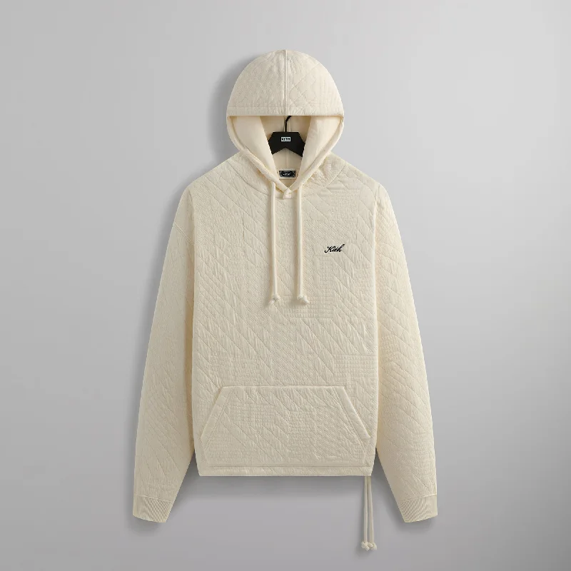 Special Discount Kith Mixed Stitch Interlock Williams III Hoodie - Sandrift