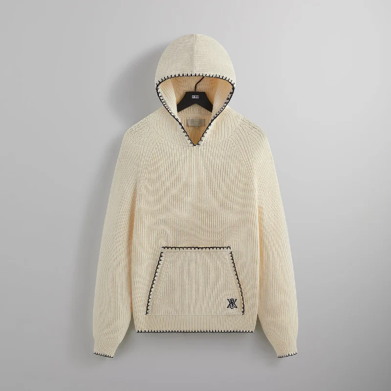 Kith Knit Miles Hoodie - Sandrift