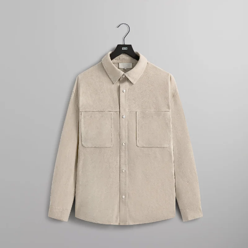 Kith Suede Apollo Shirt - Malt