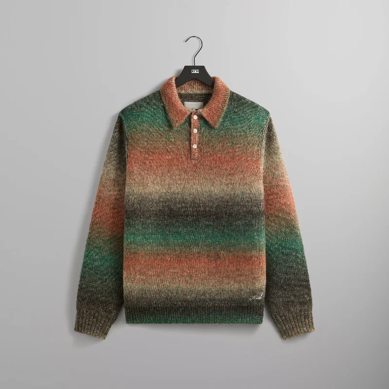 Seasonal Clearance Kith Gradient Harmon Rugby Pullover Sweater - Theory