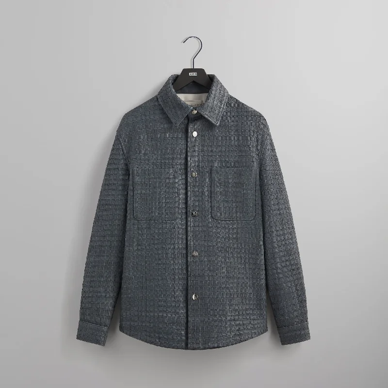 Special Buy &Kin Woven Leather Apollo II Shirt - Machine