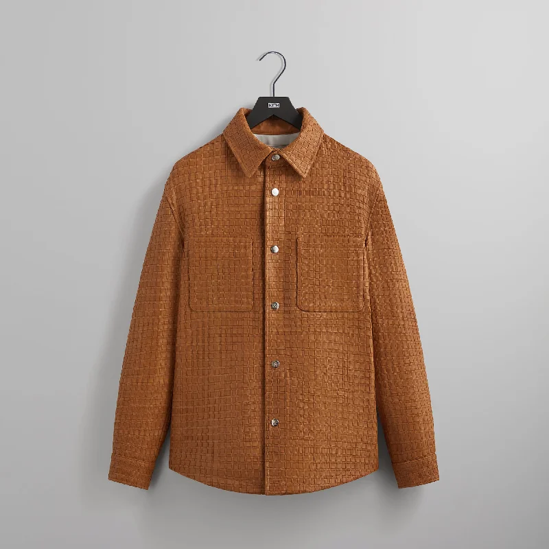 Instant Savings &Kin Woven Leather Apollo II Shirt - Tool