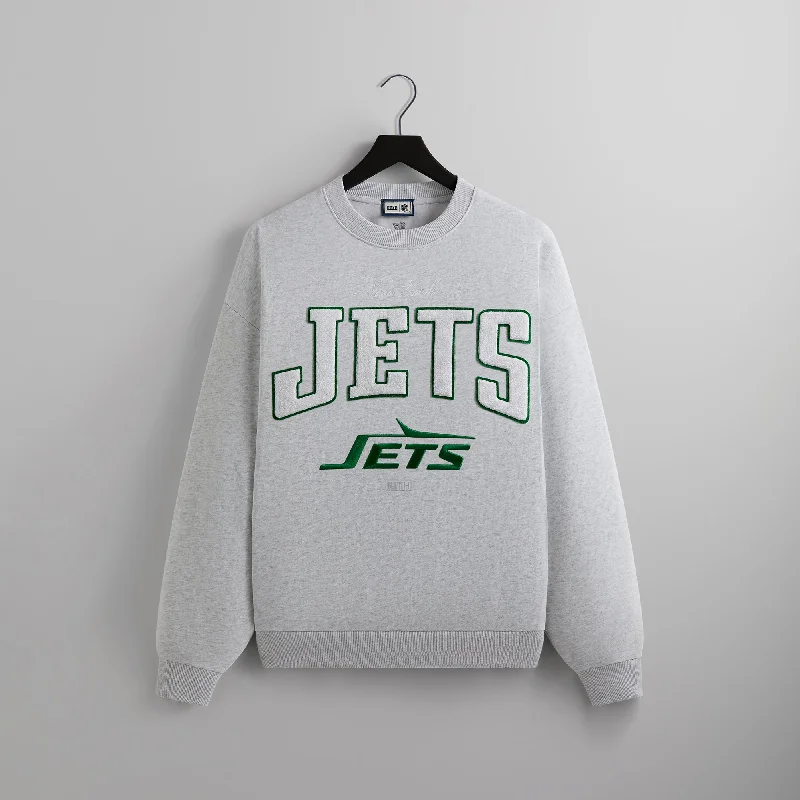 Kith & '47 for the NFL: Jets Nelson Crewneck - Light Heather Grey