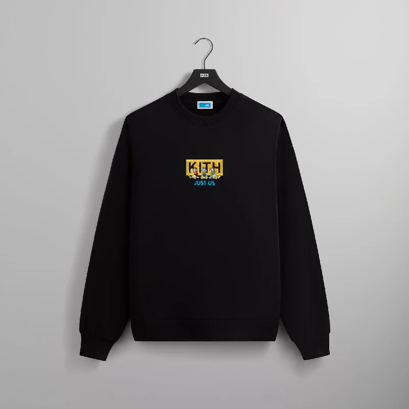Buy More, Save More Disney | Kith for Donald Duck Triplets Vintage Nelson Crewneck - Black
