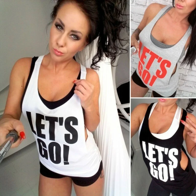 Exclusive Offers Sleeveless Backless Sport Tank Top