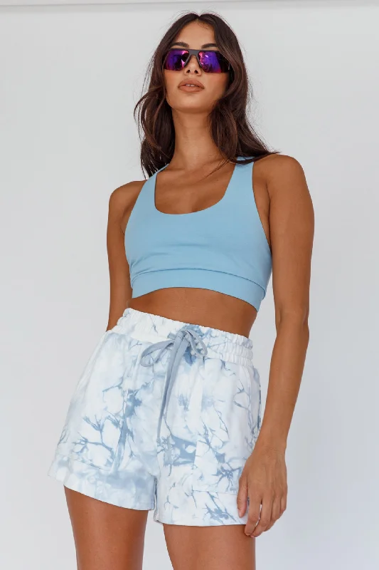 Bonus Savings Tahlee Pocket Shorts Tie-Dye Grey