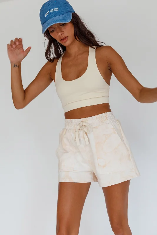 Special Discount Tahlee Pocket Shorts Tie-Dye Sand