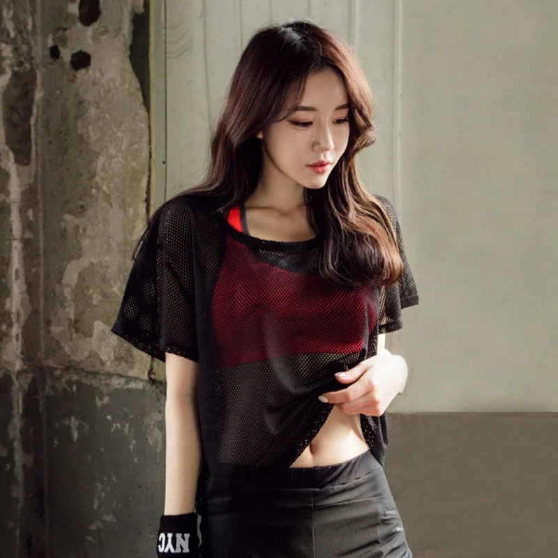 Low Prices Yoga Mesh Shirt