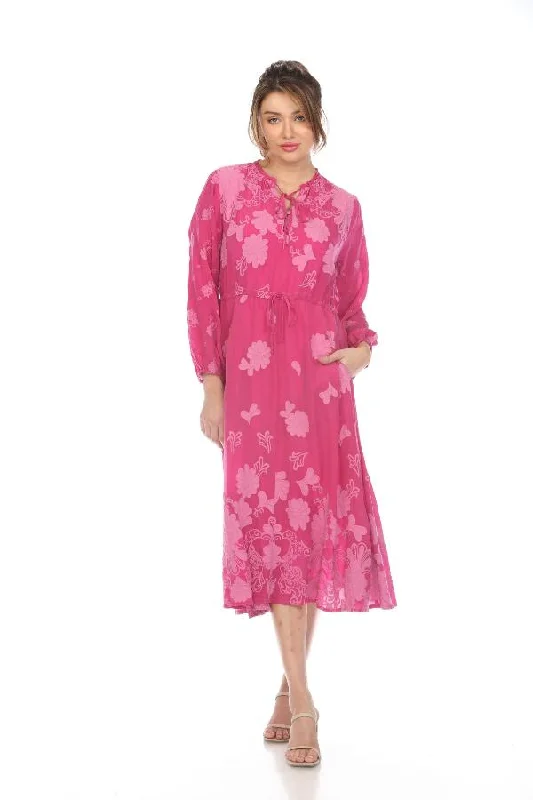 Discount Extravaganza Johnny Was Daisy Leonna Midi Dress Boho Chic C31223