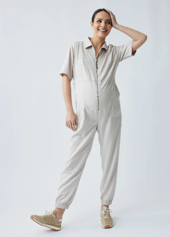 Overstock Sale The One Zip Wonder Maternity + Nursing Jumpsuit