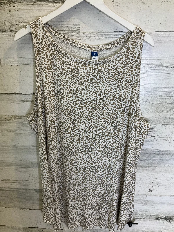 Online Only Animal Print Tank Top Old Navy, Size 3x