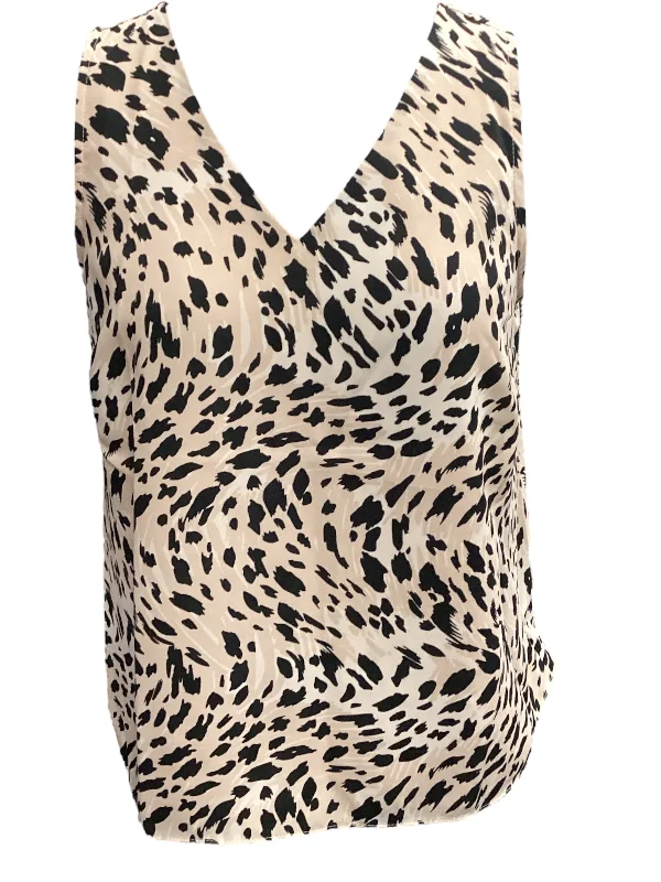 Daily Specials Animal Print Top Sleeveless Nine West, Size S