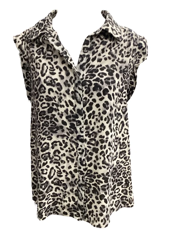 Special Discount Animal Print Top Sleeveless Pleione, Size M
