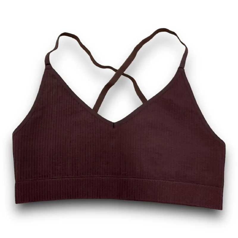 Early Access Athletic Bra By Good American In Brown, Size: M