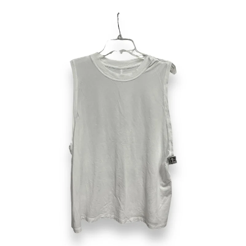 Exclusive Online Offer Athletic Tank Top By Lululemon In White, Size: L
