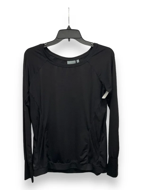 Online Specials Athletic Top Long Sleeve Crewneck By Athleta In Black, Size: S