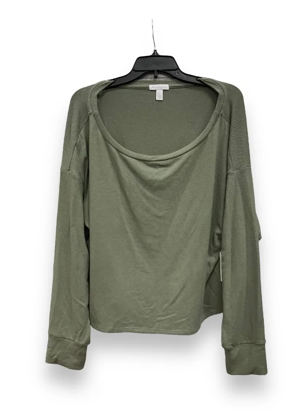 Best Bargains Athletic Top Long Sleeve Crewneck By Beyond Yoga In Green, Size: L