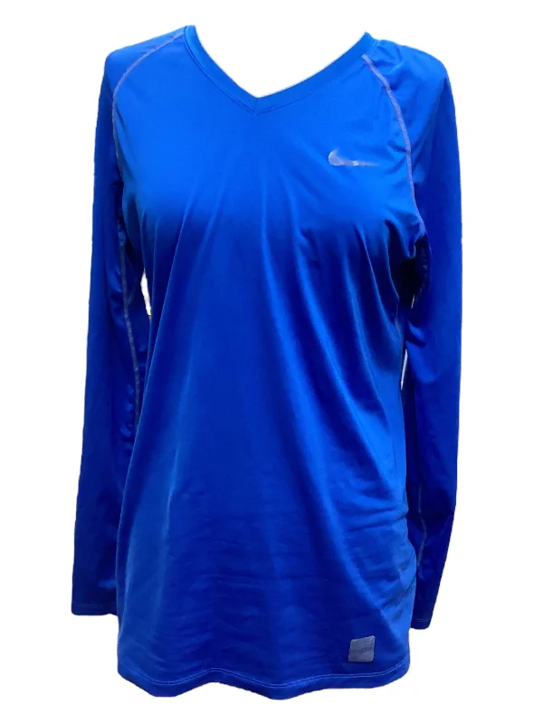 Daily Deals Athletic Top Long Sleeve Crewneck By Nike  Size: L