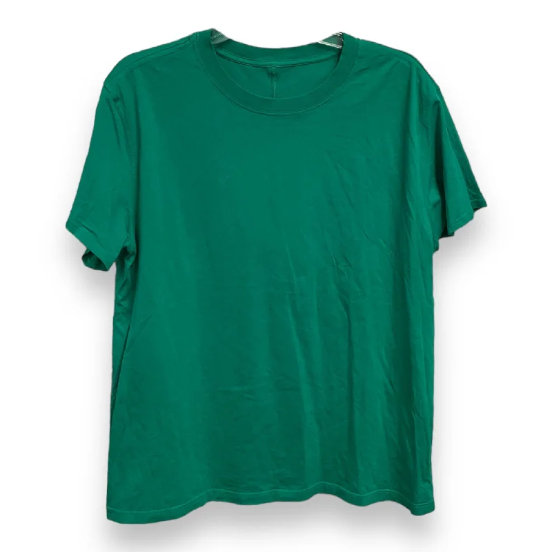 Deal of the Day Athletic Top Short Sleeve By Lululemon In Green, Size: 12
