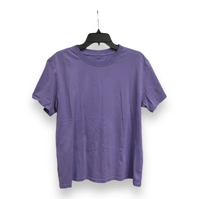 New Arrival Athletic Top Short Sleeve By Lululemon In Purple, Size: 12