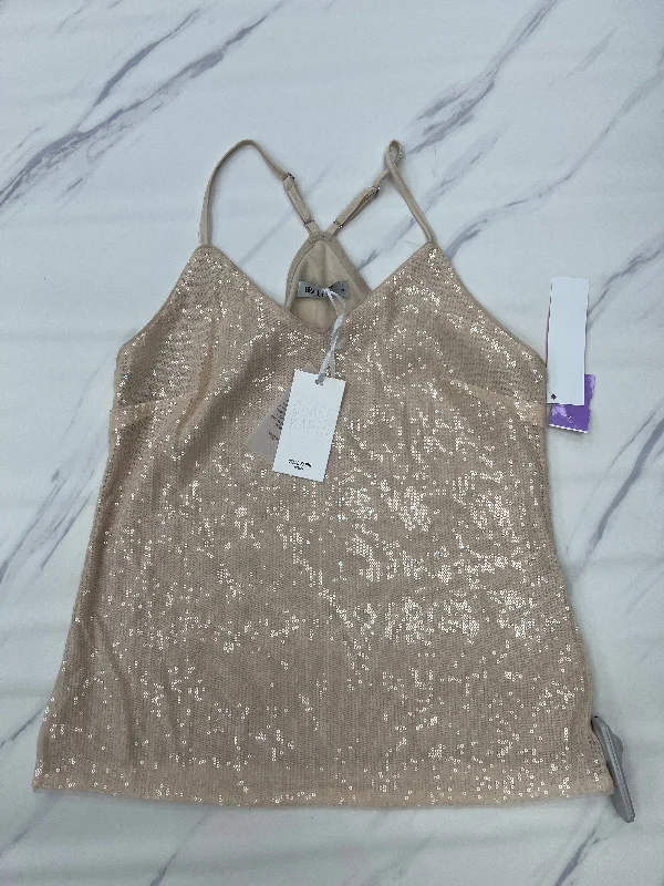 Online Only Beige Top Sleeveless Grace Karin, Size S