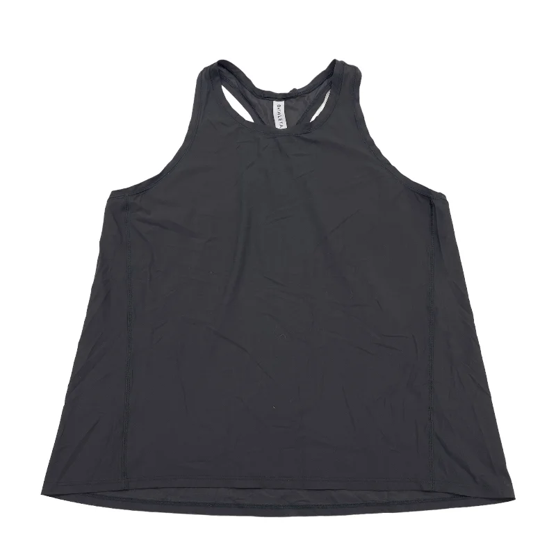Super Sale BLACK ATHLETIC TANK TOP by ATHLETA Size:L