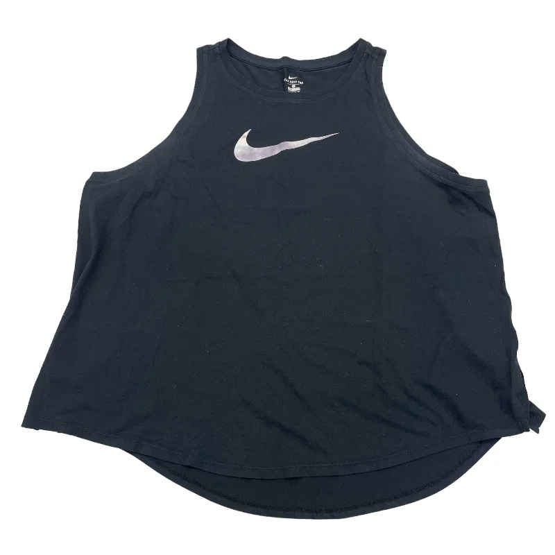 Early Bird Discount BLACK NIKE APPAREL ATHLETIC TANK TOP, Size 3X