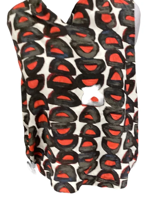 Shop and Save Black & Red Top Sleeveless Nic + Zoe, Size S