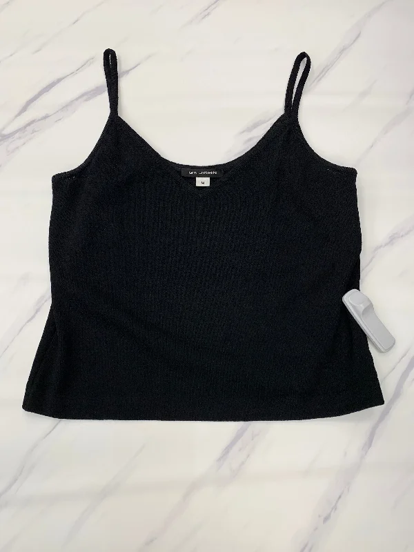 Huge Discounts Black Tank Top Designer St John Collection, Size M
